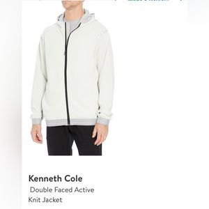 New! Kenneth Cole Double Faced Avtive knit Jacket
